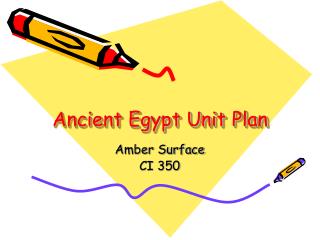 Ancient Egypt Unit Plan