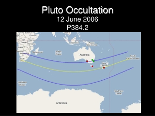 Pluto Occultation