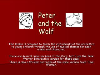 Peter and the Wolf