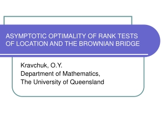 ASYMPTOTIC OPTIMALITY OF RANK TESTS OF LOCATION AND THE BROWNIAN BRIDGE