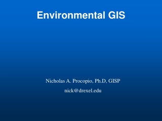 Environmental GIS