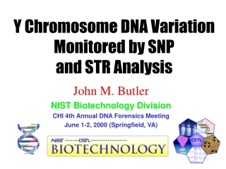 Y Chromosome DNA Variation Monitored by SNP  and STR Analysis