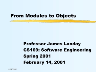 From Modules to Objects