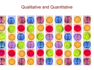 Qualitative and Quantitative