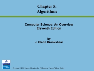 Chapter 5: Algorithms