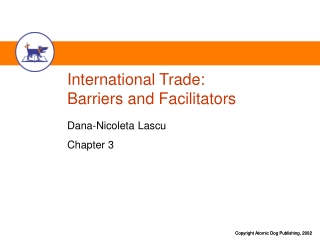 International Trade: Barriers and Facilitators