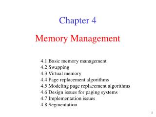 Memory Management