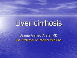 Liver cirrhosis