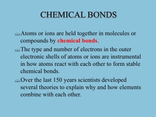 CHEMICAL BONDS