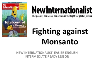 Fighting against Monsanto