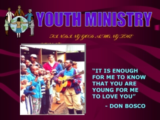 YOUTH MINISTRY