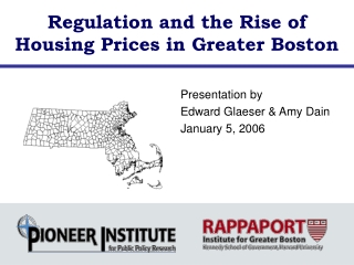 Regulation and the Rise of Housing Prices in Greater Boston
