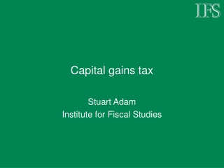 Capital gains tax