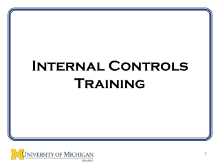 Internal Controls Training