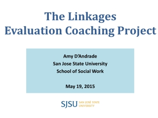 The Linkages  Evaluation Coaching Project