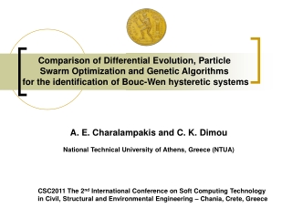 A. E. Charalampakis and C. K. Dimou National Technical University of Athens, Greece (NTUA)