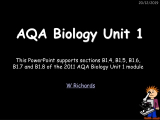 AQA Biology Unit 1