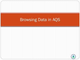 Browsing Data in AQS
