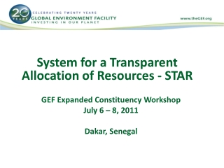 System for a Transparent Allocation of Resources - STAR