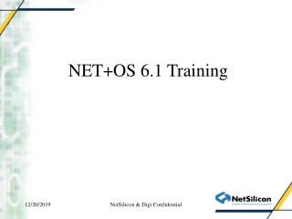 NET+OS 6.1 Training