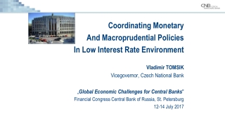 Coordinating Monetary  And Macroprudential Policies In Low Interest Rate Environment