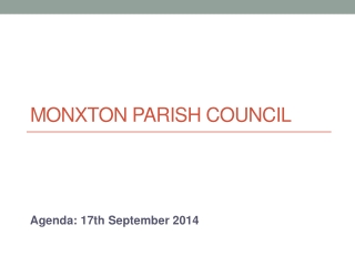 Monxton Parish Council