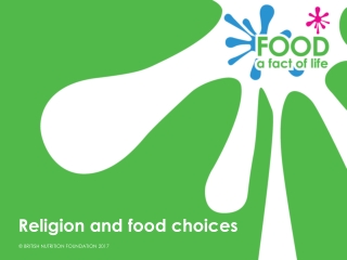 Religion and food choices