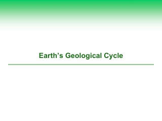 Earth’s Geological Cycle