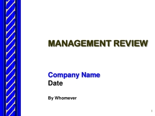 MANAGEMENT REVIEW