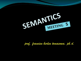 SEMANTICS