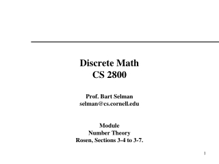 Discrete Math CS 2800