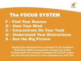 The FOCUS SYSTEM