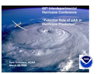 60 th  Interdepartmental Hurricane Conference “Potential Role of UAS in Hurricane Prediction”
