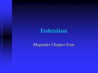 Federalism