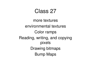 Class 27