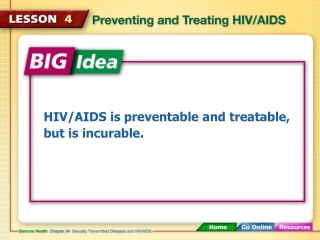 HIV/AIDS is preventable and treatable, but is incurable.