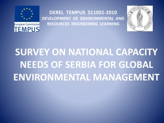 DEREL  TEMPUS  511001-2010 DEVELOPMENT  OF  ENVIRONMENTAL  AND  RESOURCES  ENGINEERING  LEARNING