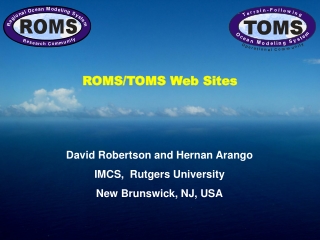 ROMS/TOMS Web Sites