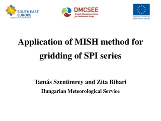 Application of MISH method for gridding of SPI series