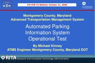 Montgomery County, Maryland  Advanced Transportation Management System