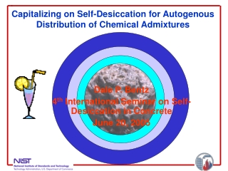 Capitalizing on Self-Desiccation for Autogenous Distribution of Chemical Admixtures