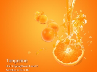 Tangerine