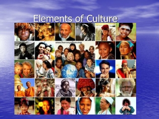 Elements of Culture