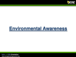 Environmental Awareness