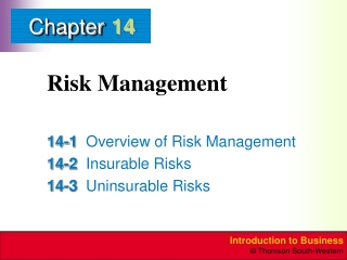 Risk Management