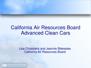 California Air Resources Board Advanced Clean Cars