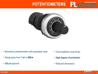 POTENTIOMETERS