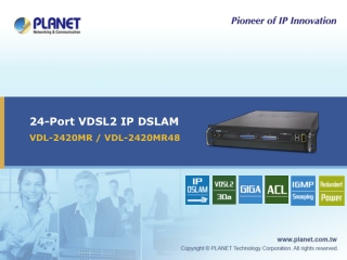 24-Port VDSL2 IP DSLAM