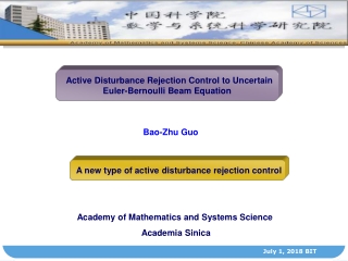 Academy of Mathematics and Systems Science    Academia Sinica