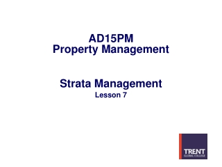 Strata Management